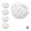 5x Knotenkissen In White