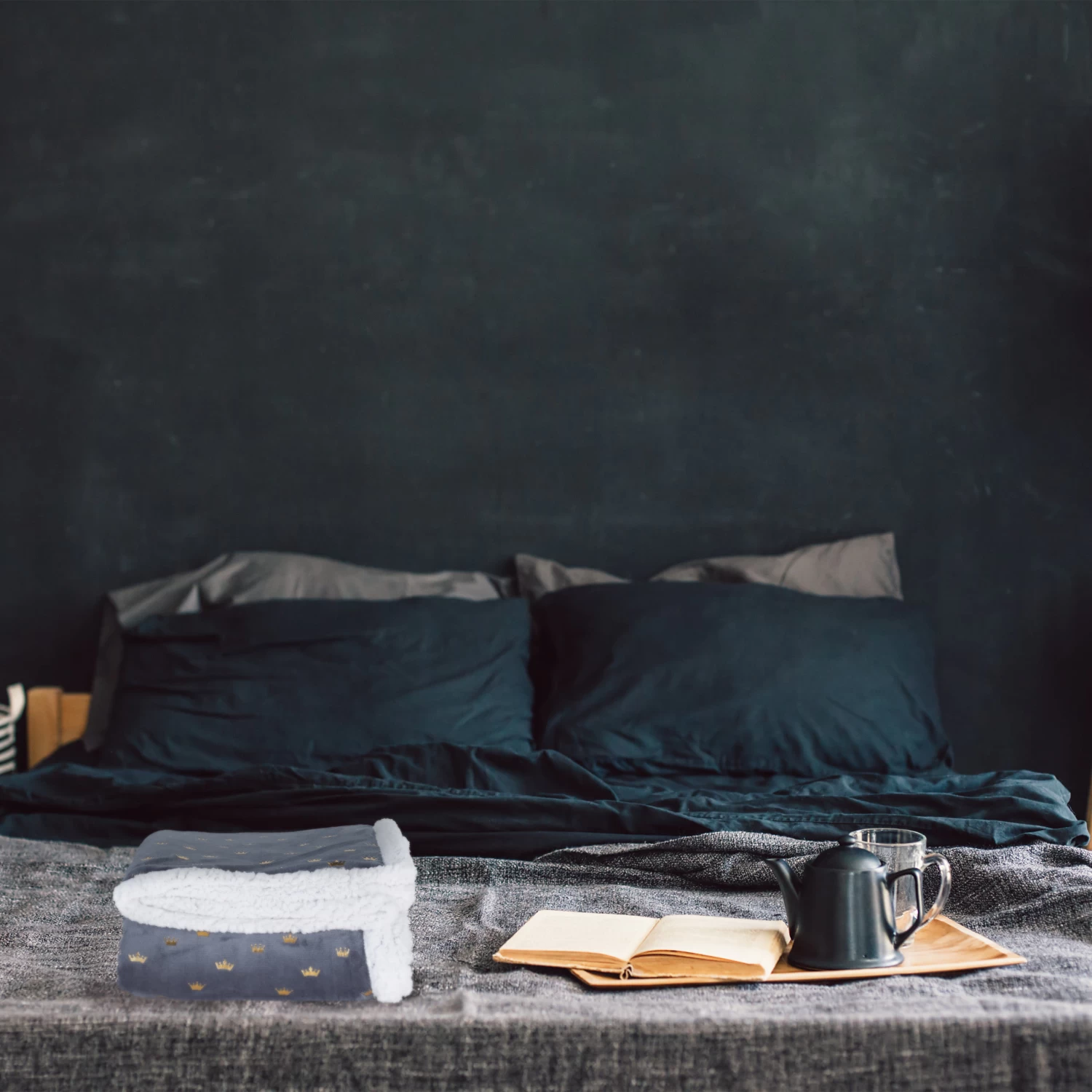 5x Kuscheldecke In Grau/ Weiß - (B)150 X (T)200 Cm 3 5x Kuscheldecke In Grau/ Weiß - (B)150 X (T)200 Cm – Bild 3