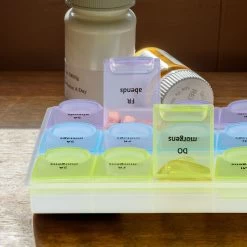 5x Tablettenbox In Transparent -Relaxdays relaxdays 5x tablettenbox in transparent 2