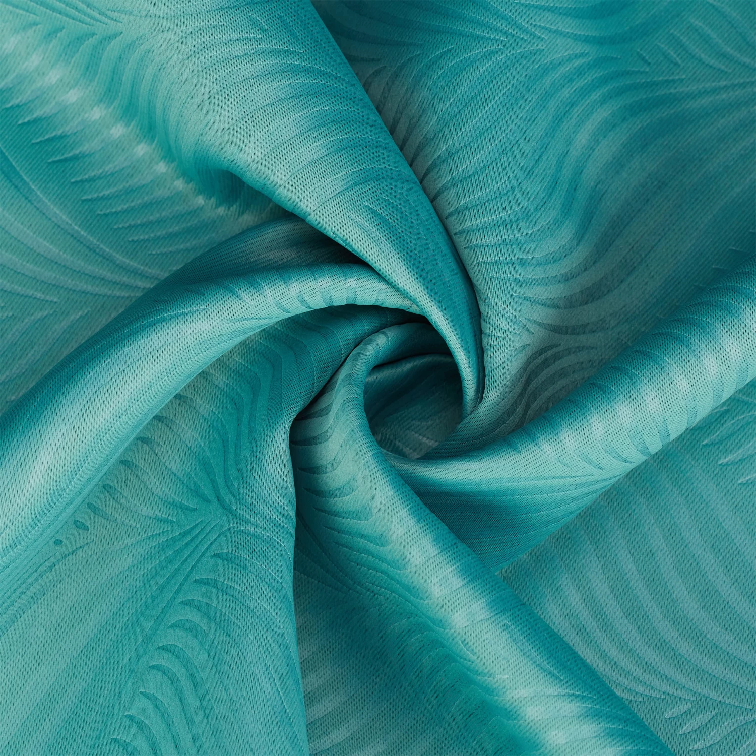 6 X Vorhang "Muster" In Grün - (B)135 X (H)120 Cm 7 6 X Vorhang "Muster" In Grün - (B)135 X (H)120 Cm – Bild 7