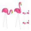 6x Flamingo Figur In Pink