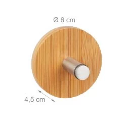 8 X Handtuchhaken In Natur/Silber 10 8 X Handtuchhaken In Natur/Silber -Relaxdays relaxdays 8 x handtuchhaken in natur silber 3