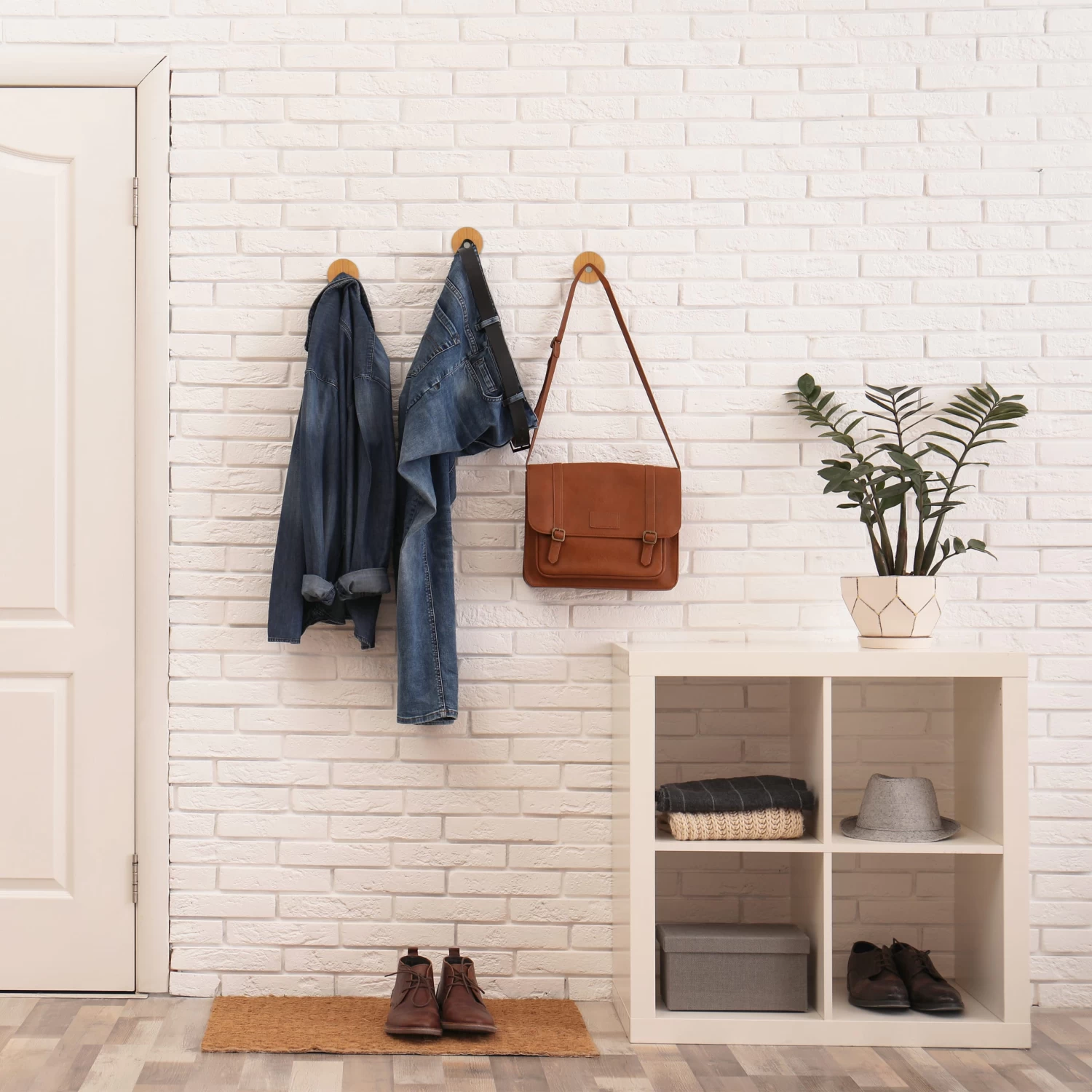 8 X Handtuchhaken In Natur/Silber 5 8 X Handtuchhaken In Natur/Silber – Bild 5