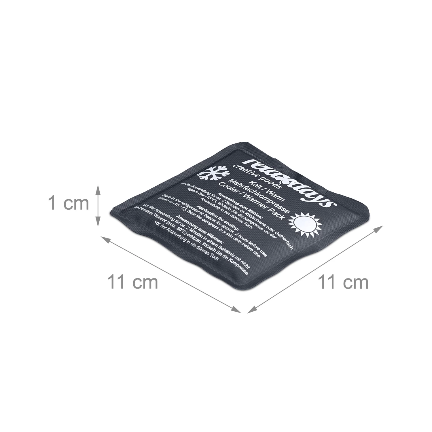 8 X Kühlpad In Schwarz 4 8 X Kühlpad In Schwarz – Bild 4