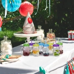 8 X Trinkglas In Bunt - 400 Ml -Relaxdays relaxdays 8 x trinkglas in bunt 400 ml 2