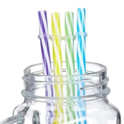 8 X Trinkglas In Bunt - 400 Ml -Relaxdays relaxdays 8 x trinkglas in bunt 400 ml 5