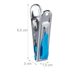 80 X Wäscheklammern In Silber -Relaxdays relaxdays 80 x wascheklammern in silber 3