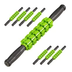 8x Massageroller In Schwarz-Grün