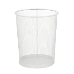 8x Papierkorb In Weiß