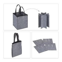 9 X Flaschentasche 13 9 X Flaschentasche -Relaxdays relaxdays 9 x flaschentasche 5