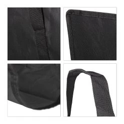 9x Kaminholztasche In Schwarz 7 9x Kaminholztasche In Schwarz -Relaxdays relaxdays 9x kaminholztasche in schwarz 3