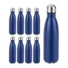 9x Trinkflasche In Blau - 500 Ml