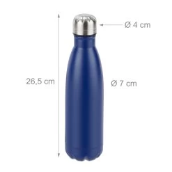 9x Trinkflasche In Blau - 500 Ml 10 9x Trinkflasche In Blau - 500 Ml -Relaxdays relaxdays 9x trinkflasche in blau 500 ml 3