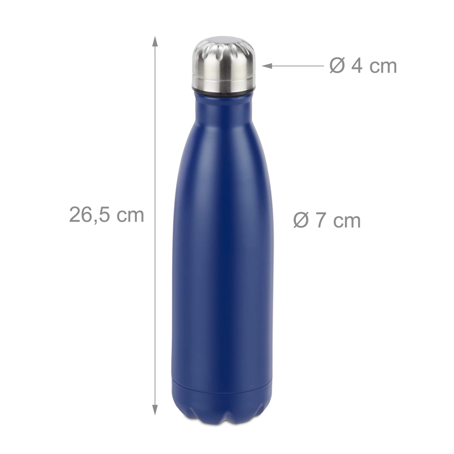 9x Trinkflasche In Blau - 500 Ml 4 9x Trinkflasche In Blau - 500 Ml – Bild 4