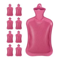 9x Wärmflasche In Pink -Relaxdays relaxdays 9x warmflasche in pink 7