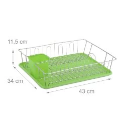 Abtropfgestell In Grün - (B)43 X (H)11,5 X (T)34 Cm 11 Abtropfgestell In Grün - (B)43 X (H)11,5 X (T)34 Cm -Relaxdays relaxdays abtropfgestell in grun b 43 x h 11 5 x t 34 cm 3