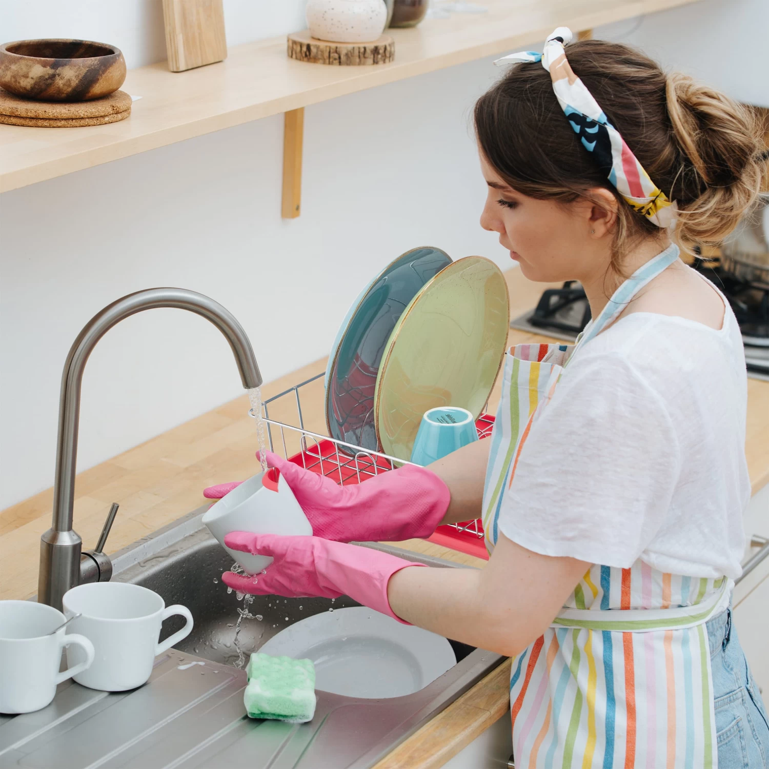 Abtropfgestell In Rot - (B)43 X (H)11,5 X (T)34 Cm 3 Abtropfgestell In Rot - (B)43 X (H)11,5 X (T)34 Cm – Bild 3