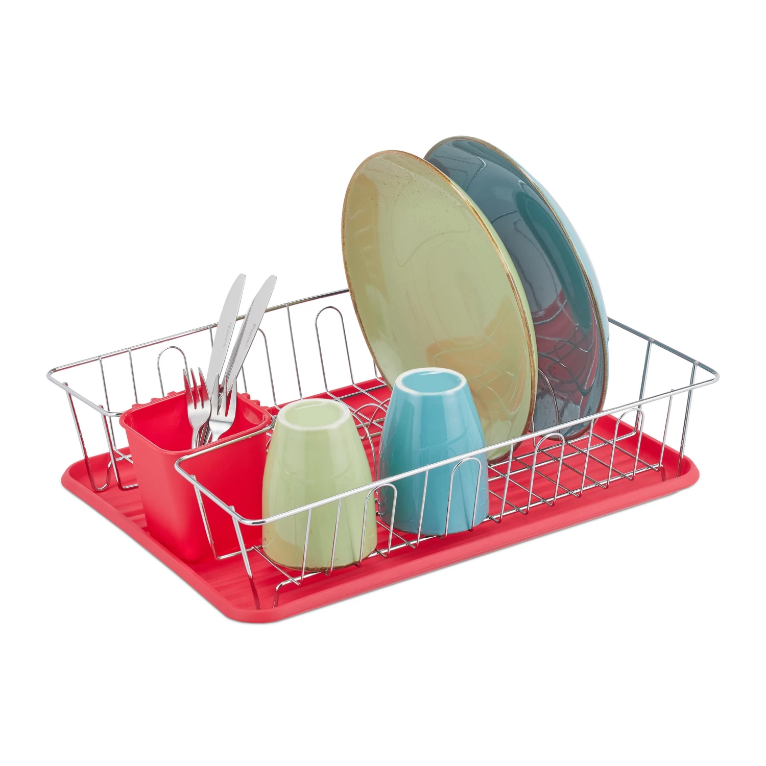 Abtropfgestell In Rot - (B)43 X (H)11,5 X (T)34 Cm 8 Abtropfgestell In Rot - (B)43 X (H)11,5 X (T)34 Cm – Bild 8