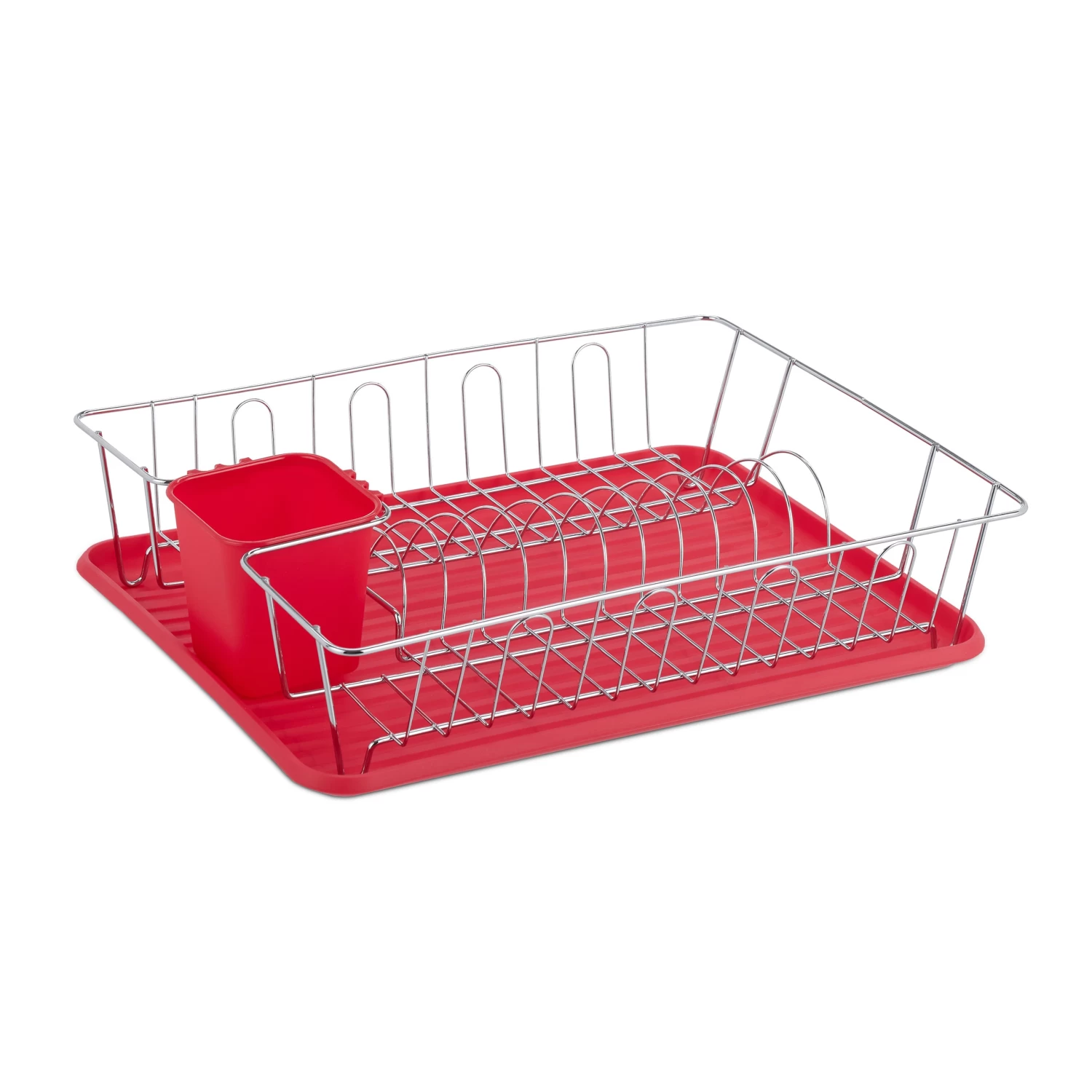 Abtropfgestell In Rot - (B)43 X (H)11,5 X (T)34 Cm 1 Abtropfgestell In Rot - (B)43 X (H)11,5 X (T)34 Cm