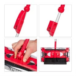 Akkubesen In Rot/Silber- (B)29,5 X (H)126 X (T)14,5 Cm -Relaxdays relaxdays akkubesen in rot silber b 29 5 x h 126 x t 14 5 cm 6