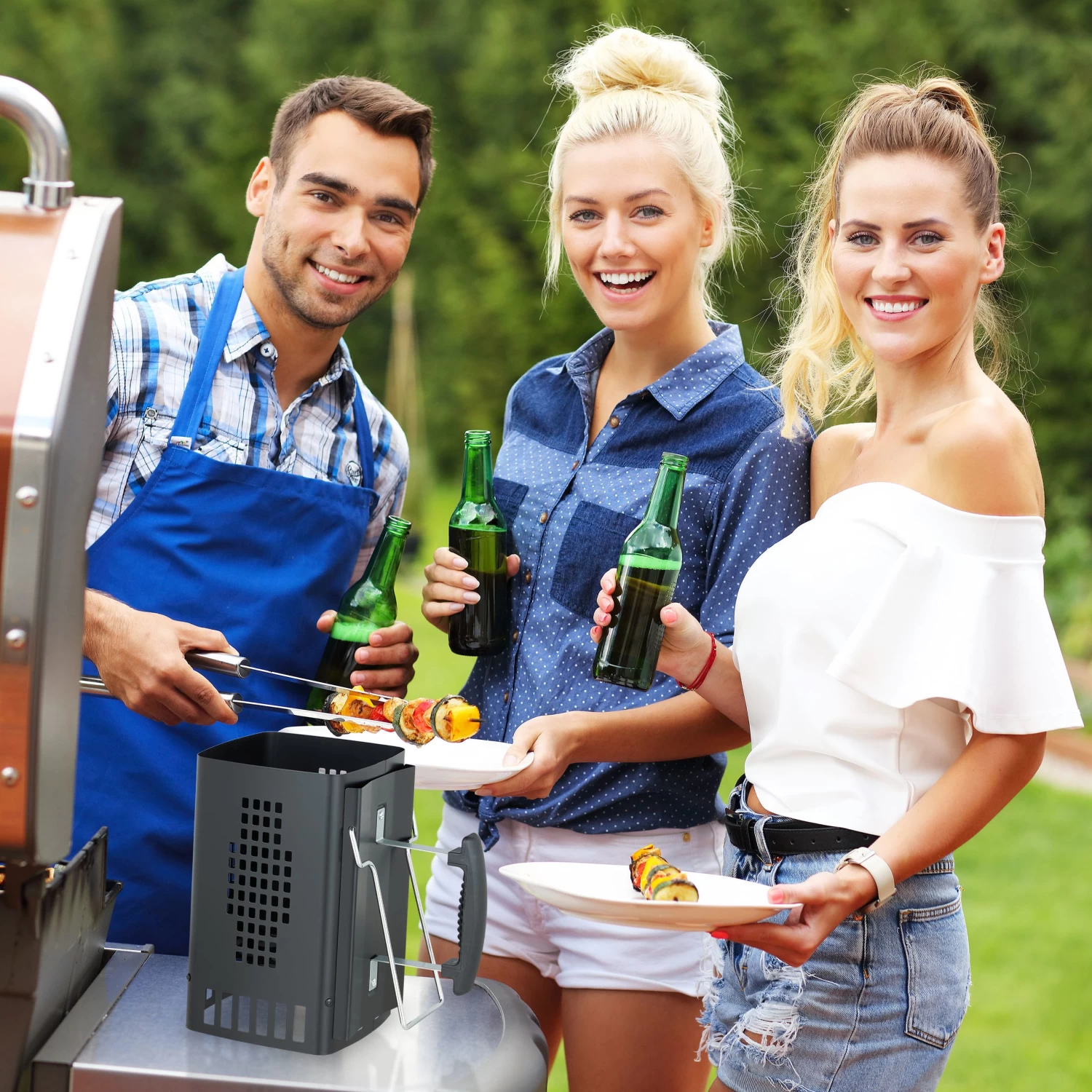 Anzündkamin In Schwarz 5 Anzündkamin In Schwarz – Bild 5