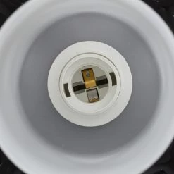 Außenlampe In Schwarz/ Weiß - (B)17,5 X (H)32 X (T)22 Cm -Relaxdays relaxdays aussenlampe in schwarz weiss b 17 5 x h 32 x t 22 cm 6