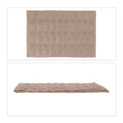 Badematte In Hellbraun - 60 X 40 Cm