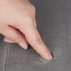 Badematte Memoryschaum Grau - 50x80cm -Relaxdays relaxdays badematte memoryschaum grau 50x80cm 6