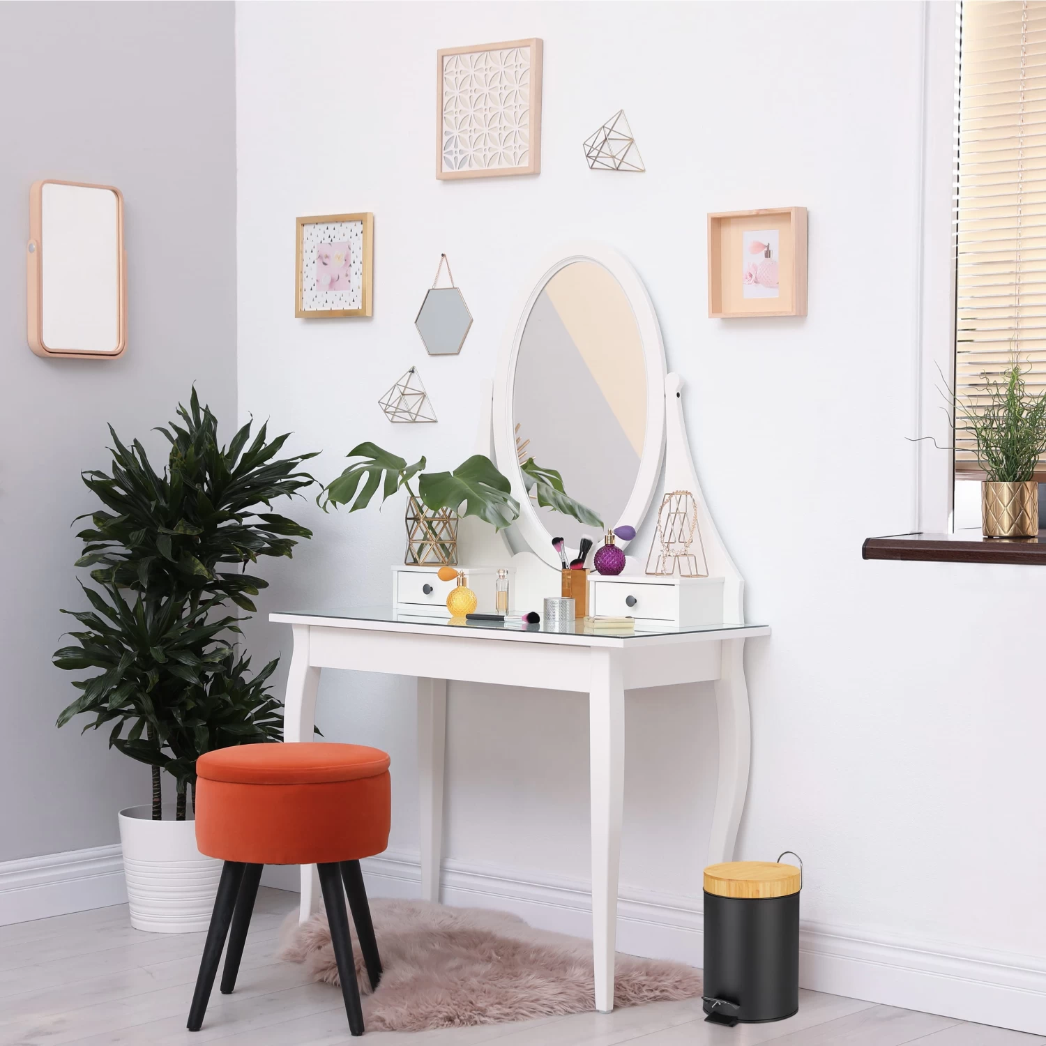 Badmülleimer In Grau - 3 L 5 Badmülleimer In Grau - 3 L – Bild 5