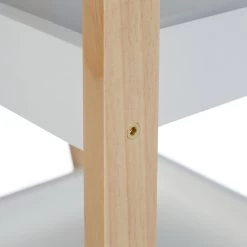 Badregal In Weiß/Natur - (B)34,5 X (H)98,5 X (T)36 Cm -Relaxdays relaxdays badregal in weiss natur b 34 5 x h 98 5 x t 36 cm 6