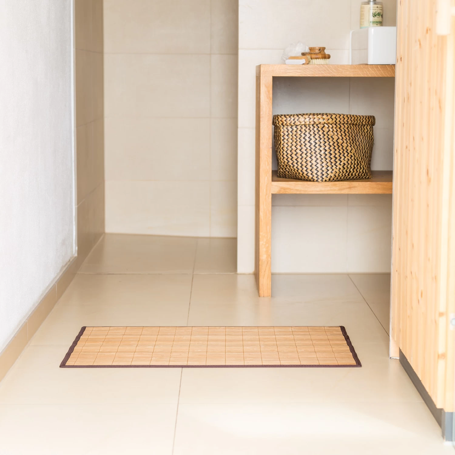 Badvorleger In Natur - (B)100 X (T)80 Cm 2 Badvorleger In Natur - (B)100 X (T)80 Cm – Bild 2