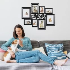 Bilderrahmen In Schwarz - (B)73 X (H)57 X (T)3 Cm -Relaxdays relaxdays bilderrahmen in schwarz b 73 x h 57 x t 3 cm 2