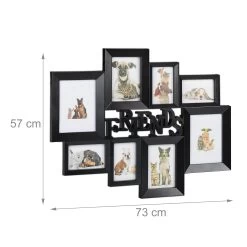 Bilderrahmen In Schwarz - (B)73 X (H)57 X (T)3 Cm -Relaxdays relaxdays bilderrahmen in schwarz b 73 x h 57 x t 3 cm 3