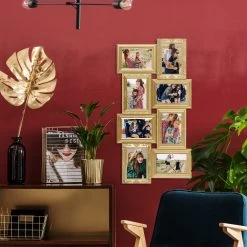 Bilderrahmen In Silber - 8 Bilder 10x15 Cm -Relaxdays relaxdays bilderrahmen in silber 8 bilder 10x15 cm 4