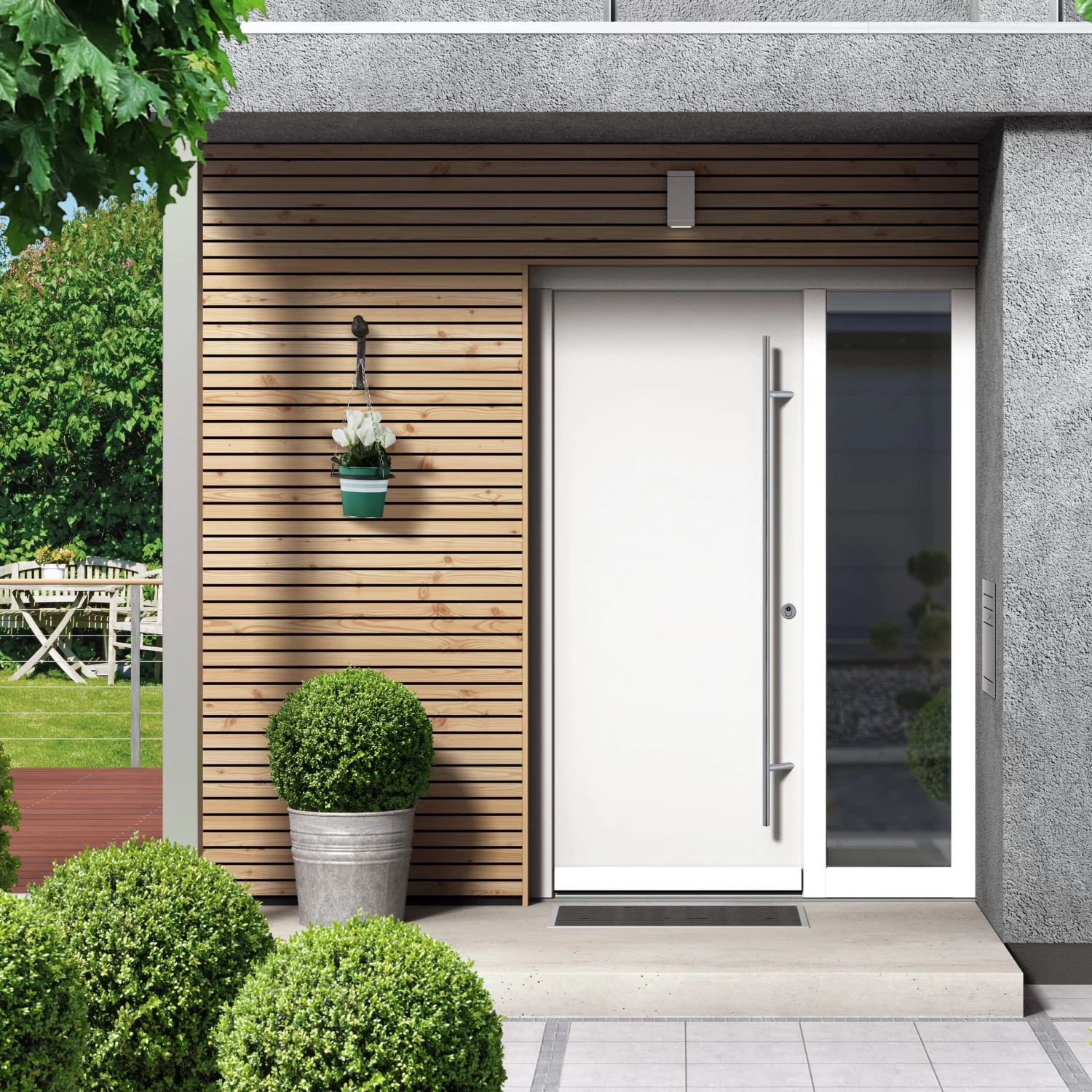 Blumenampel Halterung In Braun - Ø 12 Cm 2 Blumenampel Halterung In Braun - Ø 12 Cm – Bild 2