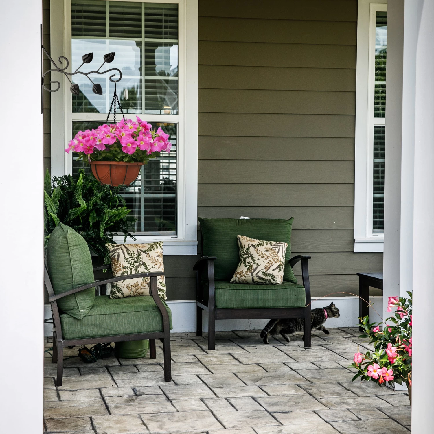 Blumenhaken "Schmetterling" In Schwarz 5 Blumenhaken "Schmetterling" In Schwarz – Bild 5