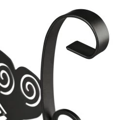 Blumenhaken "Schmetterling" In Schwarz 12 Blumenhaken "Schmetterling" In Schwarz -Relaxdays relaxdays blumenhaken schmetterling in schwarz 5