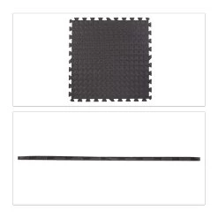 Bodenschutzmatte In Schwarz - (B)60 X (L)60 Cm