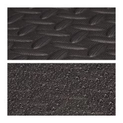 Bodenschutzmatte In Schwarz - (B)60 X (L)60 Cm -Relaxdays relaxdays bodenschutzmatte in schwarz b 60 x l 60 cm 6