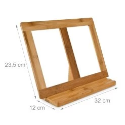 Buchstütze In Natur- (B)32 X (H)23,5 X (T)12 Cm -Relaxdays relaxdays buchstutze in natur b 32 x h 23 5 x t 12 cm 3