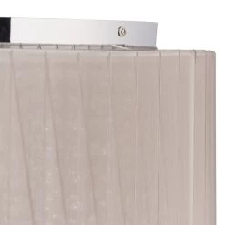 Deckenlampe In Grau/Silber - Ø 39,5 Cm -Relaxdays relaxdays deckenlampe in grau silber o 39 5 cm 5