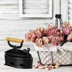 Deko Bügeleisen In Schwarz -Relaxdays relaxdays deko bugeleisen in schwarz 4