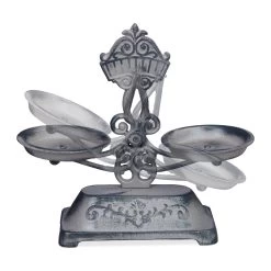 Deko Waage In Grau/schwarz -Relaxdays relaxdays deko waage in grau schwarz 5