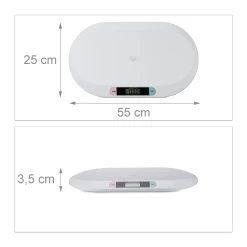 Digitale Babywaage In Weiß -Relaxdays relaxdays digitale babywaage in weiss 3