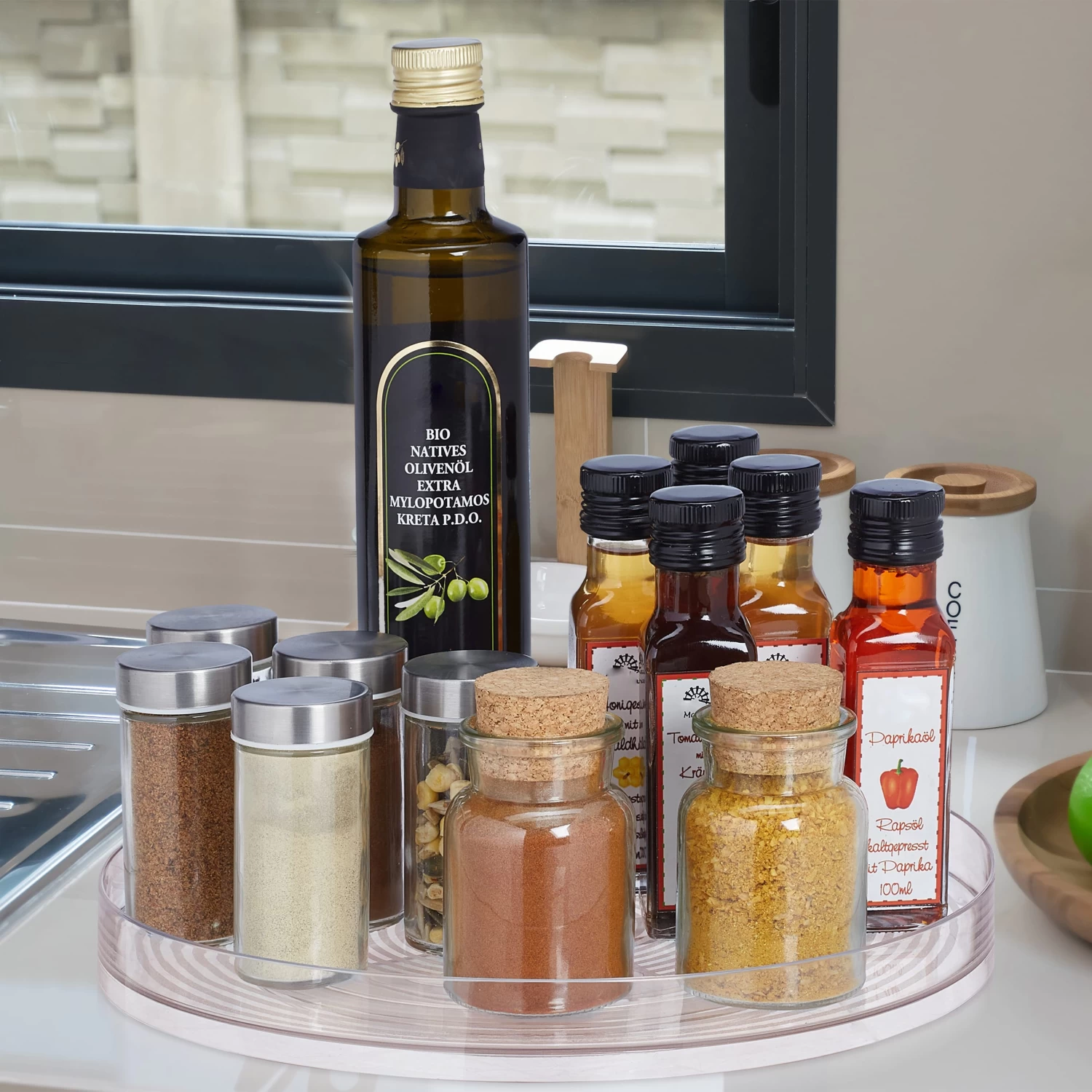 Drehteller In Transparent - Ø 30 Cm 2 Drehteller In Transparent - Ø 30 Cm – Bild 2