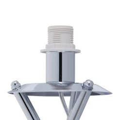 Dreibeinlampe In Grau - (H)46 X Ø29 Cm -Relaxdays relaxdays dreibeinlampe in grau h 46 x o29 cm 5