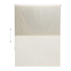 Duschrollo In Beige - (B)120 X (H)240 Cm -Relaxdays relaxdays duschrollo in beige b 120 x h 240 cm 5