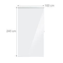 Duschrollo In Transparent - (L)240 X (B)100 Cm -Relaxdays relaxdays duschrollo in transparent l 240 x b 100 cm 3