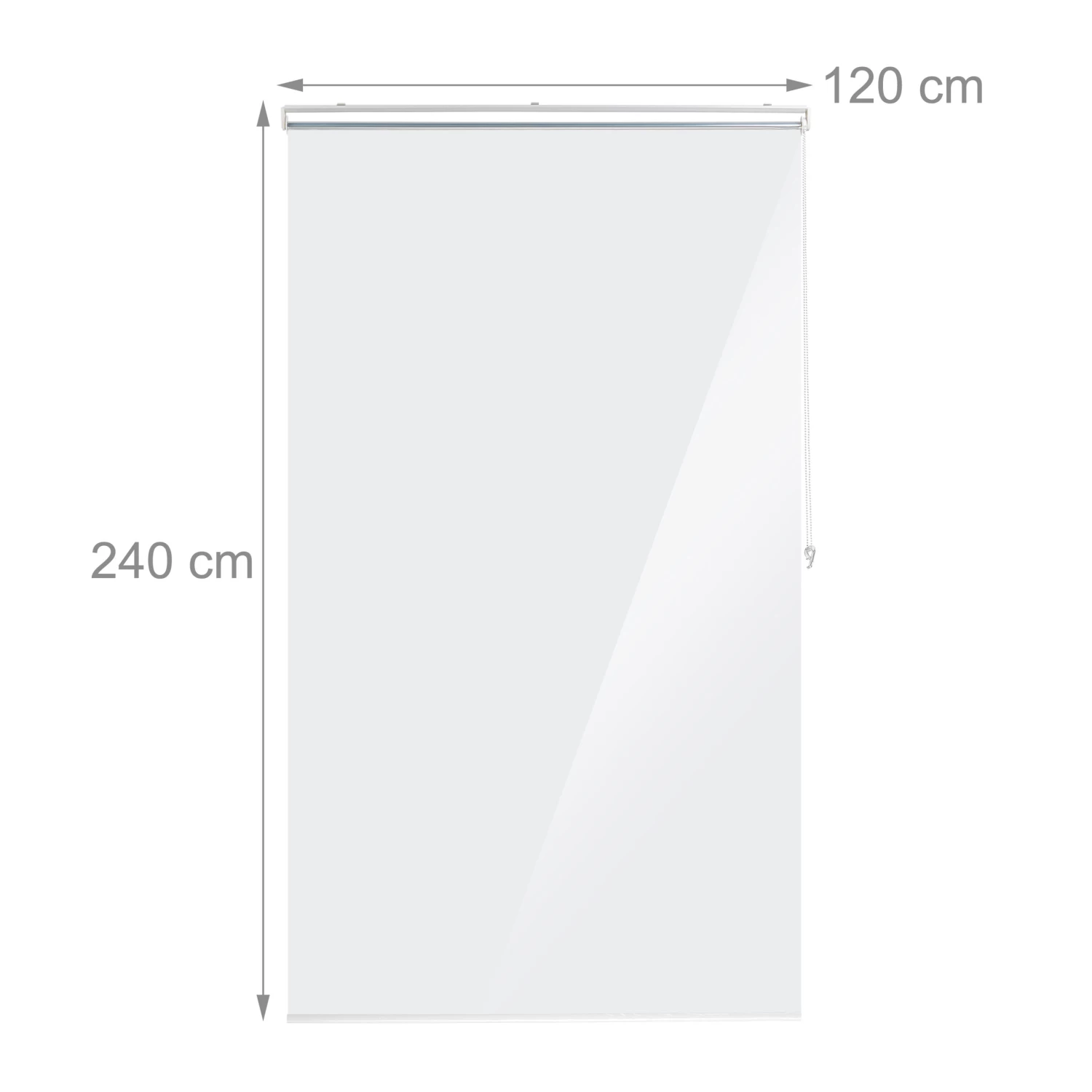 Duschrollo In Transparent - (L)240 X (B)120 Cm 4 Duschrollo In Transparent - (L)240 X (B)120 Cm – Bild 4