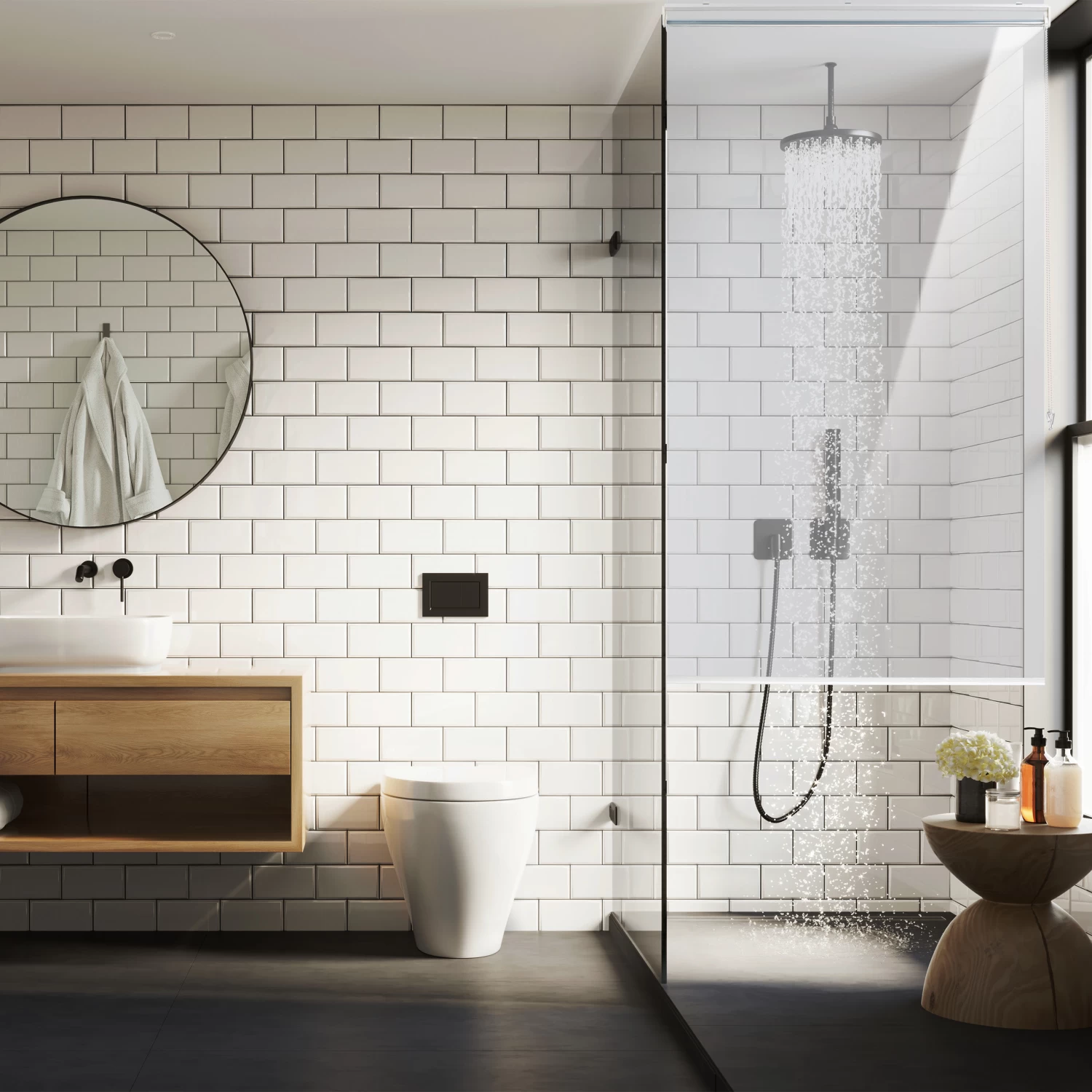 Duschrollo In Transparent - (L)240 X (B)120 Cm 5 Duschrollo In Transparent - (L)240 X (B)120 Cm – Bild 5